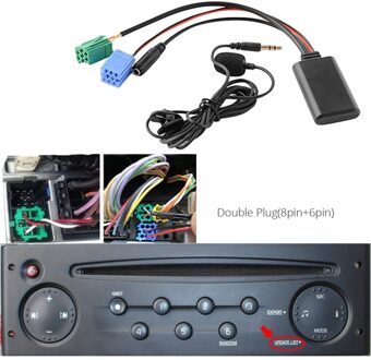 Auto Bluetooth 5.0 Aux Kabel Microfoon Handsfree Mobiele Telefoon Gratis Bellen Adapter Voor Renault 2005