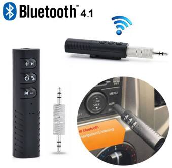 Auto Bluetooth Handsfree Adapter Clip-on Audio Ontvanger 3.5AUX Auto Oortelefoon Speaker 2 in 1 Calling Auto Bluetooth