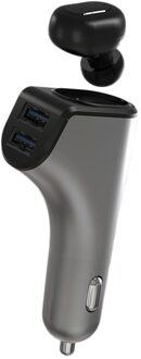 Auto Bluetooth Headset Bluetooth Car Kit Bluetooth Handsfree Auto MP3 Speler Bluetooth V4.2 Ondersteuning Tf/U Disk Muziek Auto lader