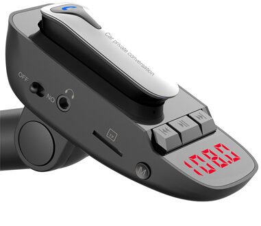 Auto Bluetooth Headset Bluetooth Car Kit Bluetooth Handsfree Auto MP3 Speler Bluetooth V4.2 Ondersteuning TF/U Disk Muziek Auto lader