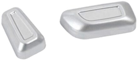 Auto Body Cover Chrome Abs Seat Aanpassing Knop Knop Switch Trim Deel 2 Stuks Voor Mitsubishi Eclipse Cross