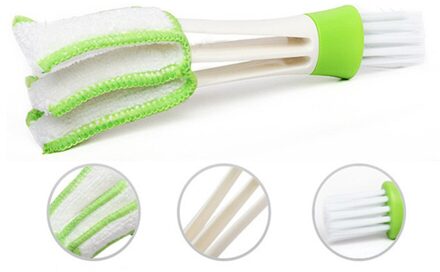 Auto Borstel Dubbele Ended Automotive Toetsenbord Levert Veelzijdige Vent Borstel Cleaner Afstoffen Blind Toetsenbord Wasstraat 828