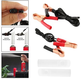 Auto Brandstof Injector Nozzle Flush Cleaner Adapter Diy Cleaning Tool Universal Car Kit Set Universele