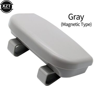 Auto Brillenkoker Zonnebril Opbergdoos 4 Kleuren Auto Interieur Accessoires Autohouder Bril GRIJS