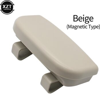 Auto Brillenkoker Zonnebril Opbergdoos 4 Kleuren Auto Interieur Accessoires Autohouder Bril WIT