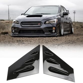 Auto Carbon Fiber Abs Side Window Shutter Cover Trim Voor Subaru Wrx Sti