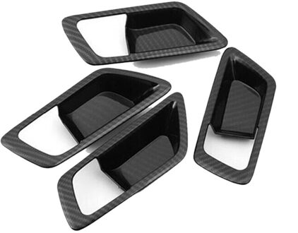 Auto Carbon Fiber Inner Deurgreep Bowl Cover Trim Voor Toyota C-HR Chr