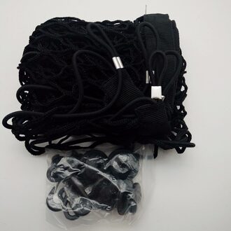 Auto Care 100x100 cm universele kofferbak bagage opslag nylon opladen organizer elastische mesh met 4 plastic haken