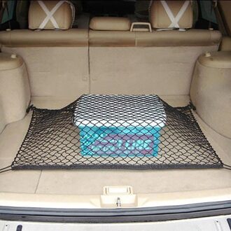 Auto Care 110x60 cm Universele Kofferbak Bagage Opslag Cargo Organiser Elastische Mesh Net Met 4 Plastic Haken accessoires