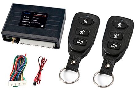 Auto Centrale Deurvergrendeling Keyless Systeem Centrale Vergrendeling Met Auto Alarm Systemen Auto Centrale Kit Afstandsbediening zwart