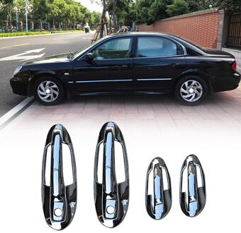 Auto Chrome Deurgreep Cover Smart Key Cup Bowl Combo Trim Cover Voor Hyundai Sonata 2002-2005
