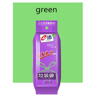Auto close vuilniszak, verdikte, lekvrije, wegwerp plastic zak, huishoudelijke keuken garbage cleaning bag, opbergtas Groen
