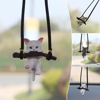 Auto Creatieve Levert Auto Hangers Tak Kat Auto Hangers Leuke Auto-interieur Decoratie Kitten Auto Hangers Qjs Winkel