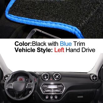 Auto Dashboard Cover Dash Mat Tapijt Cape Voor Zuidoost-azi DX3 Auto Zonnescherm Anti-Zon uv Anti-Vuil blauw LHD