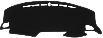Auto Dashboard Cover Dashmat Zonnescherm Cover Pad Anti-slip Dash Board Tapijt Voor Honda/Civic zwart