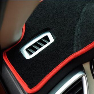 Auto Dashboard Cover Siliconen Antislip Dashmat Pad Anti-Uv Zonnescherm Voor Mitsubishi Outlander 3rd Rood