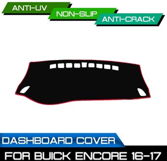 Auto Dashboard Mat Anti-Vuile Antislip Voor Buick Encore Dash Cover Mat Uv-bescherming Schaduw RHD
