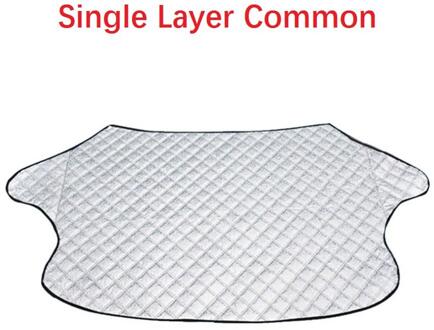 Auto Dekt Auto Voorruit Cover Anti Sneeuw Vorst Ijs Voorruit Dust Protector Heat Zonnescherm Ijs Grote Sneeuw Dust Protector single laag