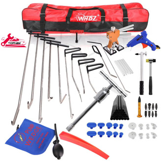 Auto Dent Removal Rods Set Paintless Dent Repair Tools for Car Dent Remover Puller Hail Damage Repair Kit