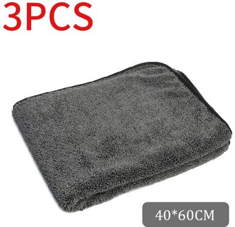 Auto Detailing Auto Handdoek Accessoires Coral Fleece Wasstraat Handdoeken Nat En Droog Auto Interieur Outdoor Lichaamsverzorging Schone Onderhoud 40X60cm 3stk