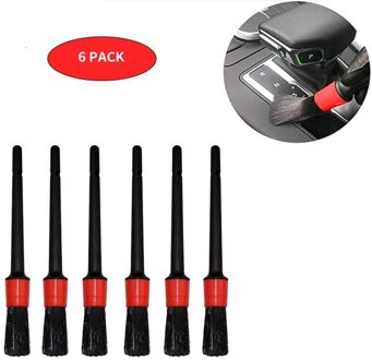 Auto Detaillering Borstels-Detail Borstel 6 Delige Set Voor Cleaning Automotive Wielen, Velgen, Interieur En Exterieur