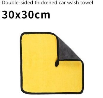 Auto Detaillering Microfiber Handdoek Coral Fleece Absorberende Auto Wassen Handdoek Multifunctionele Reiniging Handdoek Geschikt 30x30cm