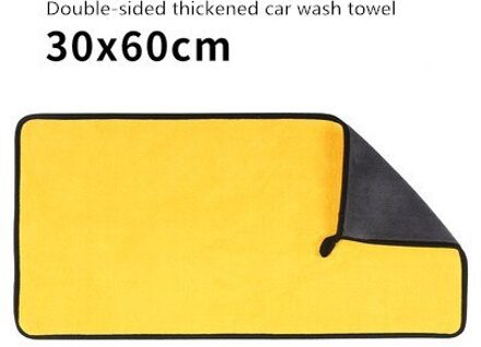 Auto Detaillering Microfiber Handdoek Coral Fleece Absorberende Auto Wassen Handdoek Multifunctionele Reiniging Handdoek Geschikt 30x60cm