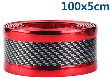 Auto Deur Beschermer Guard Protector Strip Sticker Carbon Fiber Film Anti-Collision Instaplijsten Protector Auto Styling Strip 02