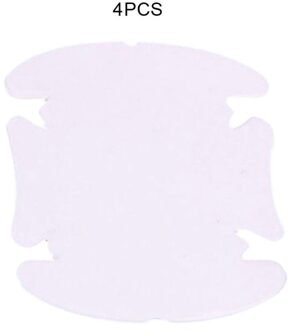 Auto Deur Bescherming Handvat Film Neushoorn Lederen Handvat Stickers Deur Pols Handvat Stickers Transparant Vier Stuk