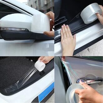 Auto Deur Bescherming Tape Auto Kras Anti Tape Instaplijsten 3Cm Dikte 5 Meter Lengte