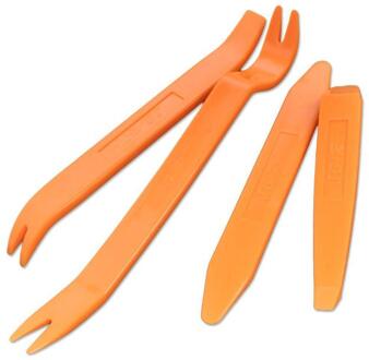 Auto Deur Clip Panel Removal Tools Audio Video Dashboard Ontmantelen Kits Installer Pry Tool Plastic Trim Panel Reparatie 4 stuks
