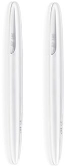 Auto Deur Guard Airbag Buffer Strip Anti-Collision Scratch Protector Siliconen Bumper Stickers Auto Deur Rand Bescherming Accessor 2stk wit