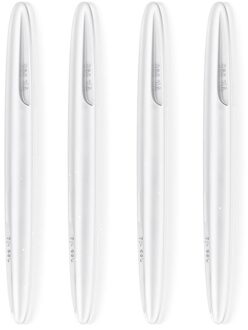 Auto Deur Guard Airbag Buffer Strip Anti-Collision Scratch Protector Siliconen Bumper Stickers Auto Deur Rand Bescherming Accessor 4stk wit