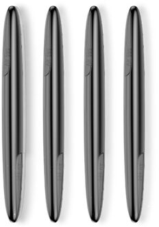 Auto Deur Guard Airbag Buffer Strip Anti-Collision Scratch Protector Siliconen Bumper Stickers Auto Deur Rand Bescherming Accessor 4stk zwart