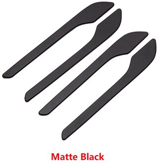 Auto Deur Handvat Wrap Cover Fit Voor Tesla Model 3 / Y Accessoires Auto Deurklink Protector Sticker matte zwart