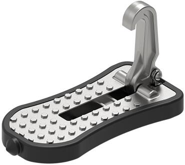 Auto Deur Stap Pedaal Stepping Ladder Voetsteunen Voor Auto Vouwen Auto Deur Toegang Tot Auto Imperiaal Met veiligheid Hamer zilver