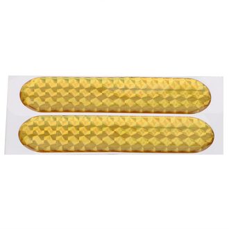 Auto Deur Sticker Decal Waarschuwing Tape Reflecterende VOOR Hyundai Accent Azera Elantra Solaris Verna Santa Fe IX45 Sonata Geel