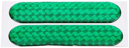 Auto Deur Sticker Decal Waarschuwing Tape Reflecterende VOOR Hyundai Accent Azera Elantra Solaris Verna Santa Fe IX45 Sonata groen