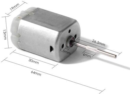 Auto Deurslot Motor 26Mm Ronde Platte As Auto Auto Motor Achteruitkijkspiegel Motor FC280PC FC-280 8-16V met knurled