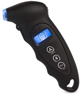 Auto Digitale Bandenspanningsmeter Tool Motorcycle Bike Mini Digitale Tire Gauge Diagnostic Lcd Display zwart