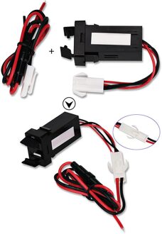 Auto Diy Flush Mount Dual Usb Vrouw Naar Man Verlengkabel Opladen Smartphone