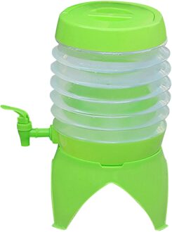 Auto Draagbare Opvouwbare Emmer Met Handvat Pet Materiaal Geen Geur Verstelbare Water Uitgang Gebruikt Voor Self-Driving Reizen Reizen