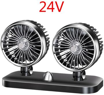 Auto Dual Fan Auto Interieur Accessoires Auto Koeling Accessoires Swing Fan 12V/24V