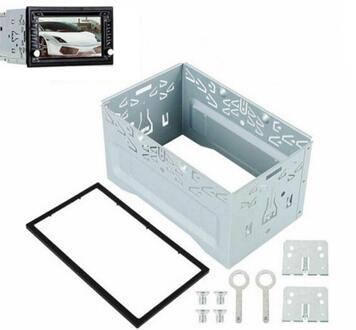 Auto Dubbel Din Installatie Dash Kit Duurzaam Radio Head Unit Installatie Frame Fittings Kit Universele Voor Auto Radio Speler Doos
