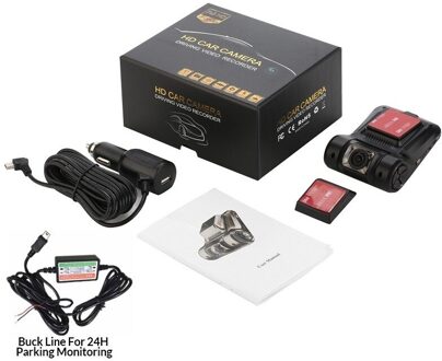 Auto Dvr 1080P Novatek96658 Sony IMX323 Front Verborgen Mini Camera Wifi Dash Cam Logger Voertuig Dashcam Video Recorder Night vision J01-blauw / 16G