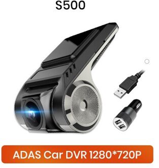 Auto Dvr S600 /S500 Adas Dashcam Full Hd Dash Cam Nachtzicht Auto Camera 1080P Usb Auto Camera voor Autoradio Autoradio Speler S500 / Geen