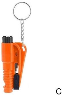 Auto Emergency Mini Veiligheid Hamer Sleutelhanger Auto Raam Ontsnappen Hamer Riem Levensreddende Seat Cutter Breaker Glas Rescue Auto T N2W0 lucht blauw