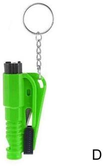 Auto Emergency Mini Veiligheid Hamer Sleutelhanger Auto Raam Ontsnappen Hamer Riem Levensreddende Seat Cutter Breaker Glas Rescue Auto T N2W0 roos goud