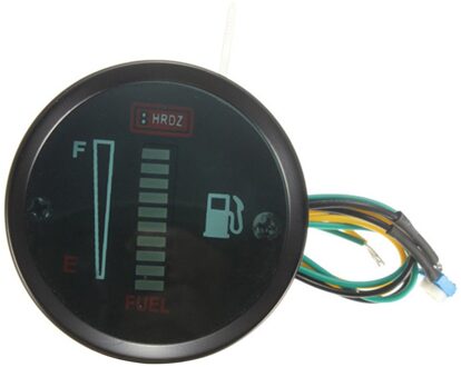 Auto En Motorfiets Gemodificeerde Instrument 52Mm2 Inch Brandstofmeter 12V Led Brandstofmeter Gauge 12V Led Brandstof gauge