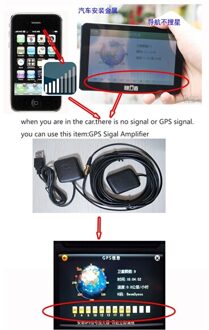Auto Externe Usb Antenne 30DB Gps Signaalversterker Ontvanger Repeater Voor Automobiles Gps Navigatie Ontvanger